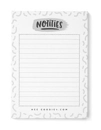 Stationery Set Notepad Shopping List A6 // Set 2 Pieces