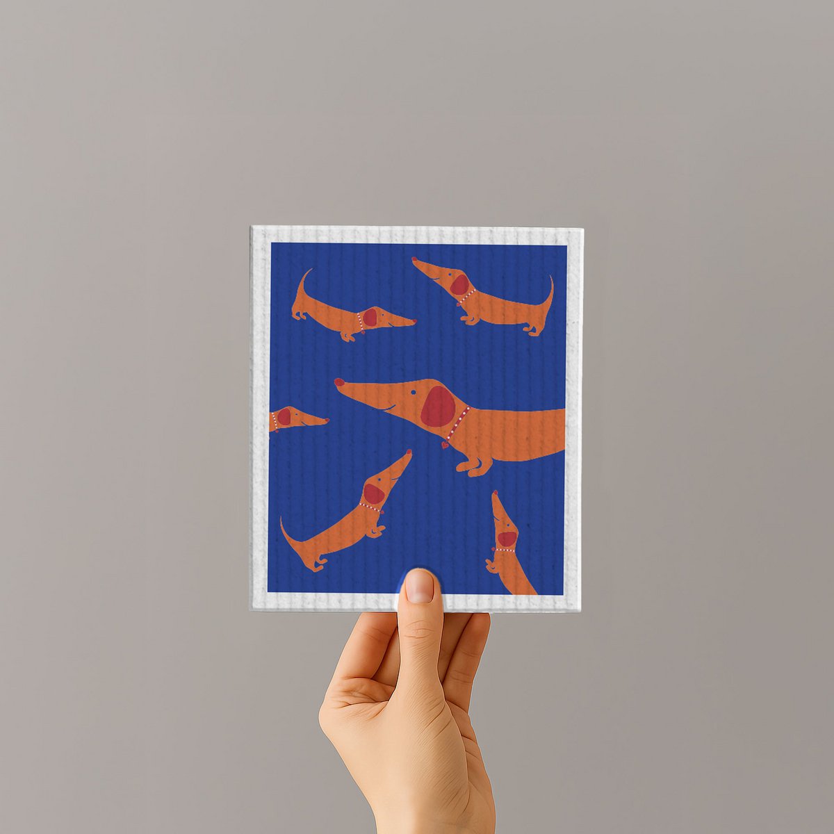 Schwammt cloth - Dachshund - No. 10