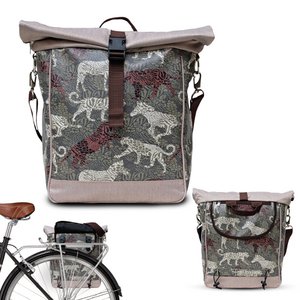 Fietspocket voor bagage rack zadeltas pack tas, met een riem om op te hangen, waterdicht - dieren