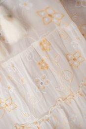 Dress Lia white shell