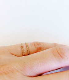 Ring R329 Gold 'Turning steel'