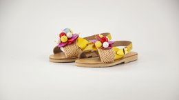 Sandalo per bambini in pelle greca per l'estate: Hara