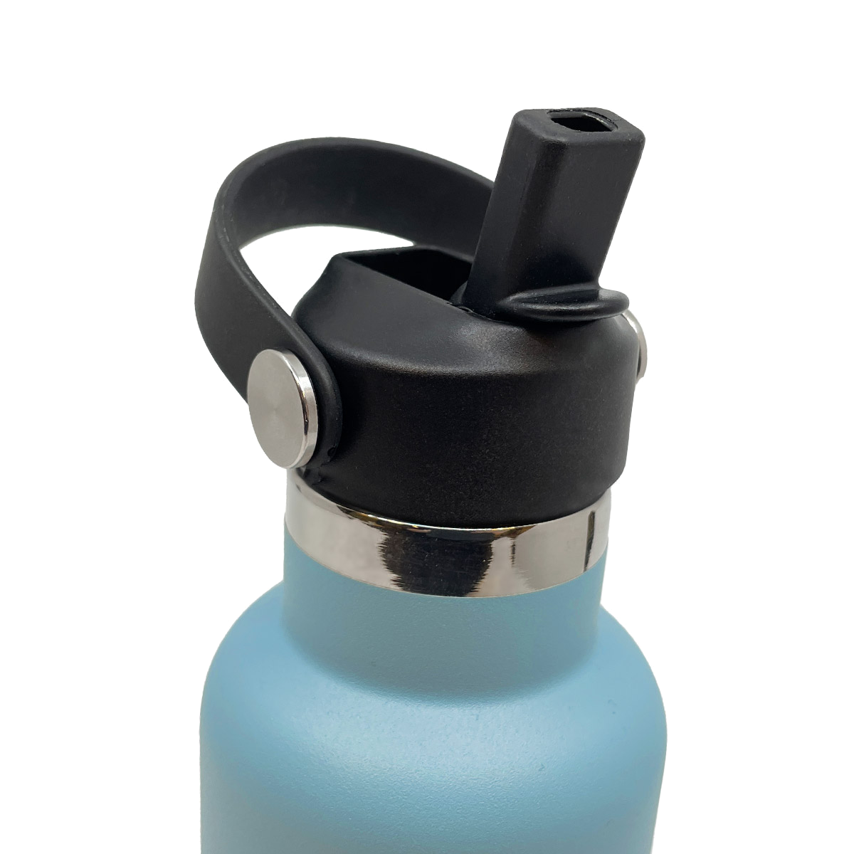 Straw cap for drinking bottle - Black