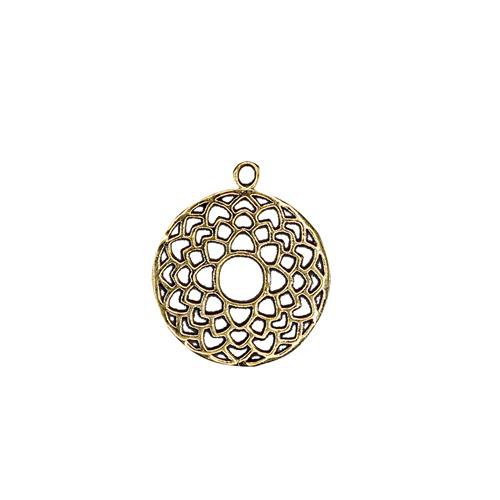 Ciondolo Corona Chakra/ 7 Chakra Ottone