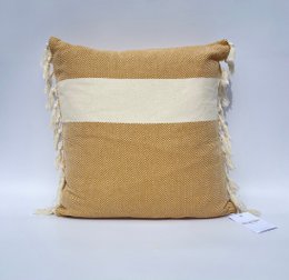 Beachie Cannes Geel 50 x 50 cm Kussenhoes uden vulling