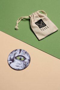 Cat pocket mirror