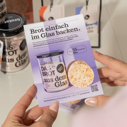 Nachfüller für Bio-Brotbackmischung im Glas "Kastanien im Hanfglück" (600 g)