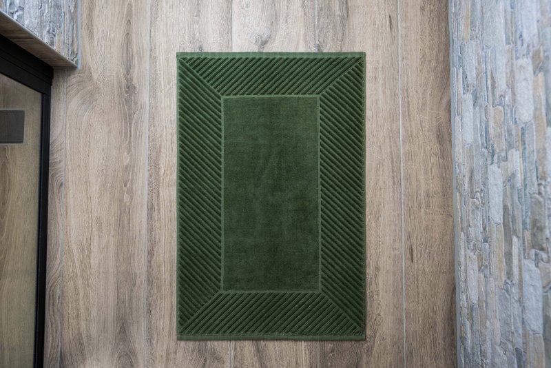 Bademåtte 50 x 80 cm, 1200 gr./m², Velour, Sølvgrå