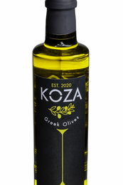 Premium extra virgin olive oil in a 250ml bottle. Vibrant yellow-green color, smooth and balanced flavor profile.