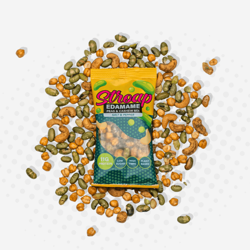 Eiwit Edamame Crunchy Bits Zout en peper