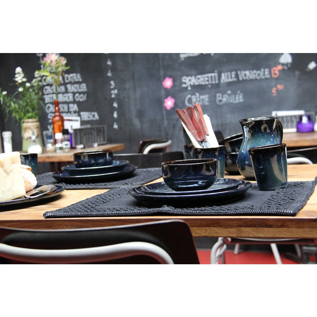 płyta ceramiczna glazura atramentowa xlarge