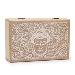 Wholesale Wooden Boxes and Trays with Buddha & Hamsa Design