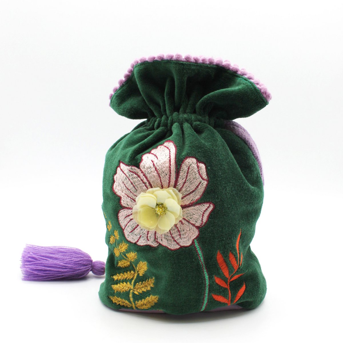 Posy Teal Beutel mit Kordelzug