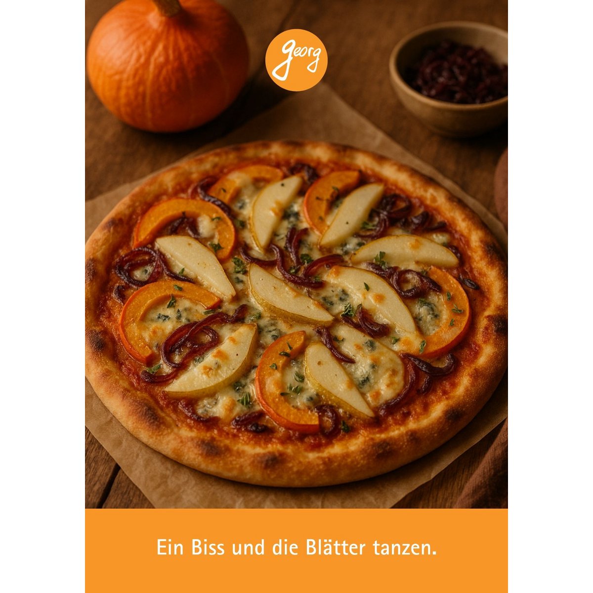 Kürbis-Senf mit Bärlauch & Hokkaido-Kürbis