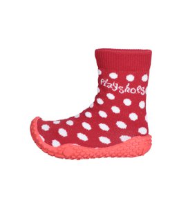 Aqua Socks Dots - red