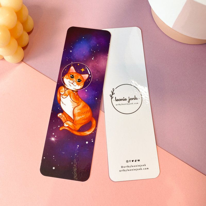 Catstronaut Laminated Bookmark