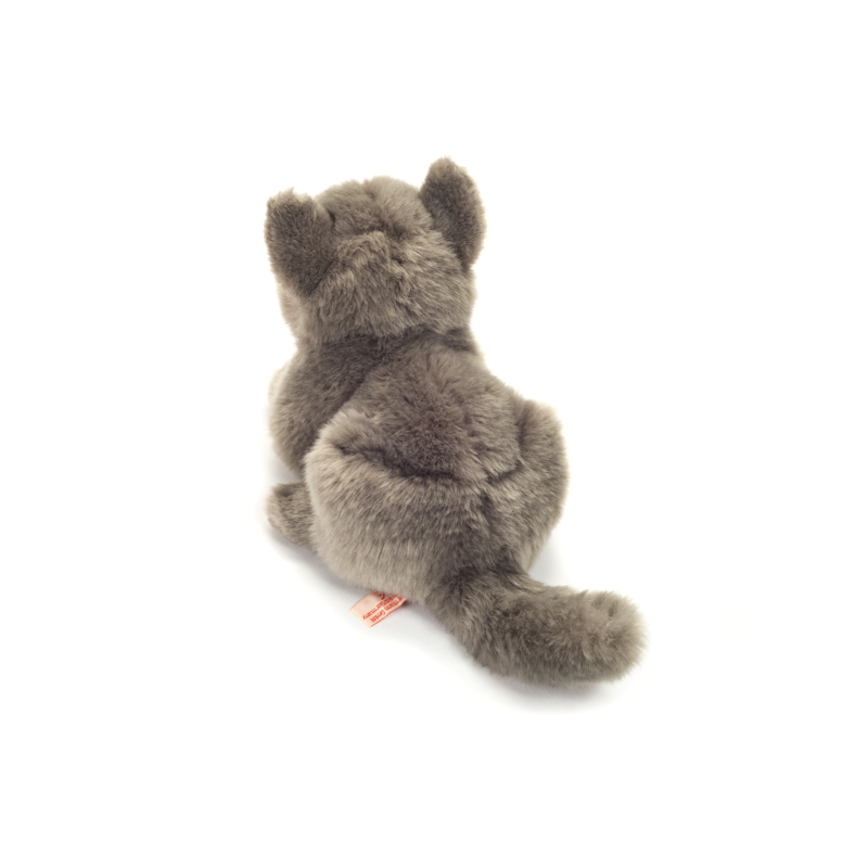 Gato cartujo tumbado 20 cm - peluche - peluche