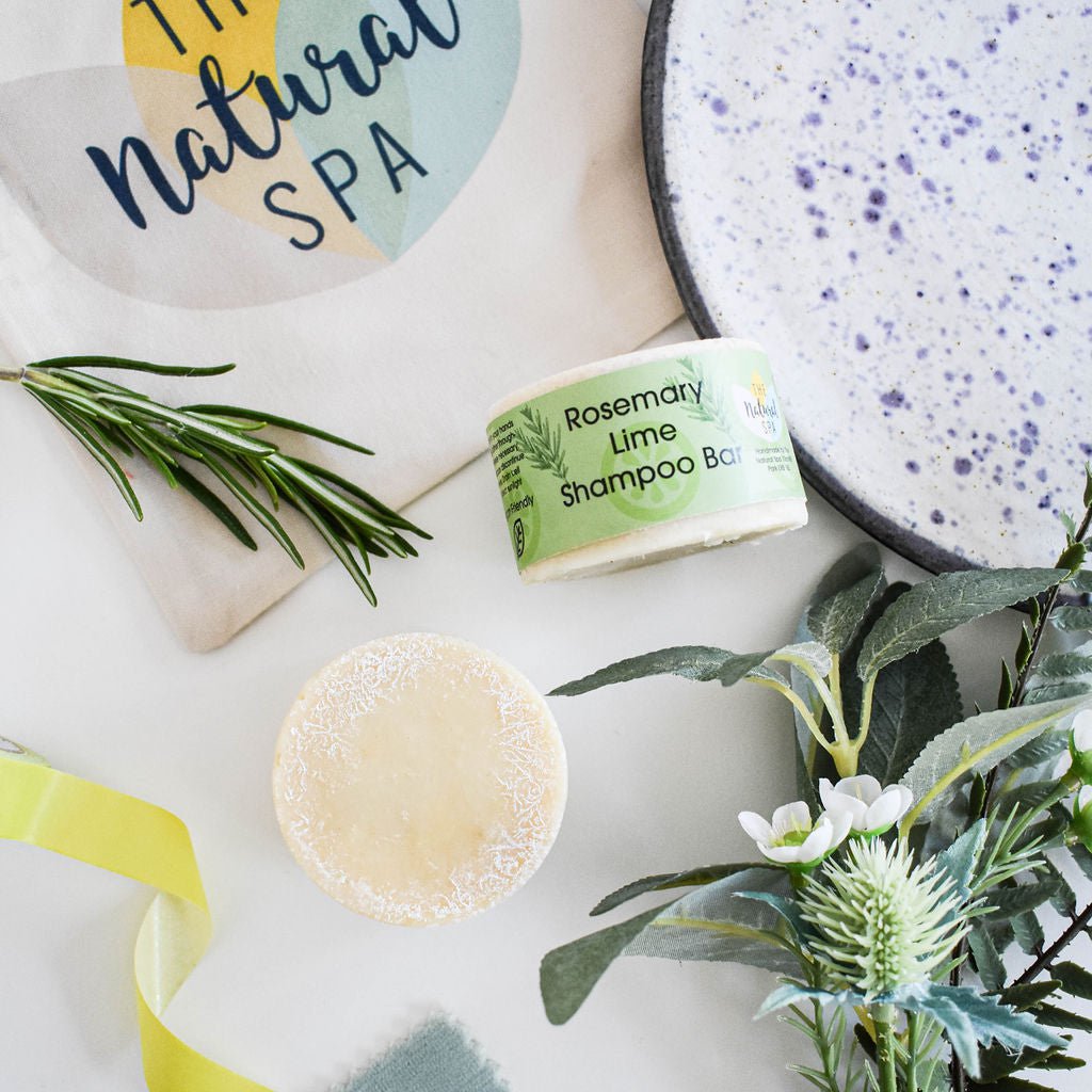 Rosemary & Lime Shampoo Bar | Naturlig hårvask til alle hårtyper | Vegansk, plastikfri hårpleje