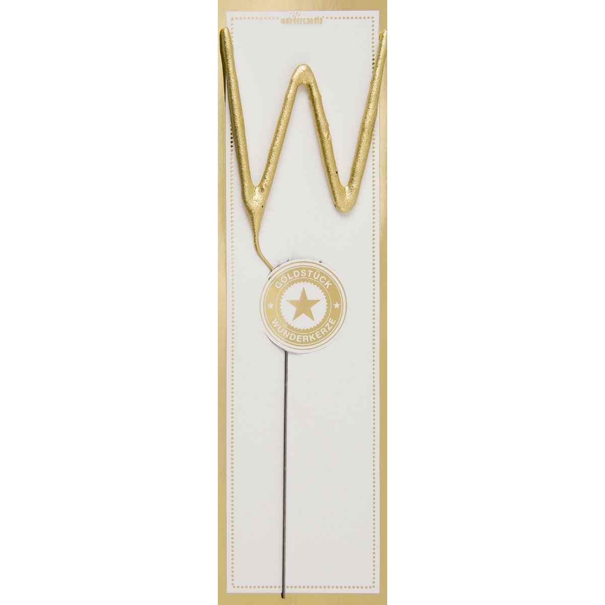 W gold Goldstück weiß Wondercandle® classic