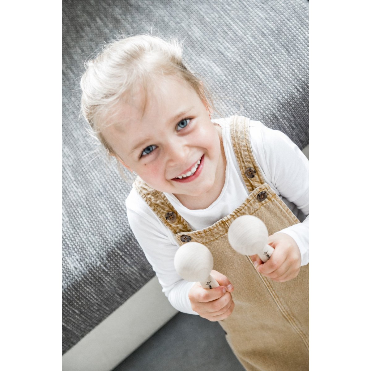 Hochet Maracas | Hochet bébé en bois régional | Jouets pour bébés et jouets musicaux | instrument de musique | Hochet en bois à partir de 1 an | 100% fabriqué en Allemagne