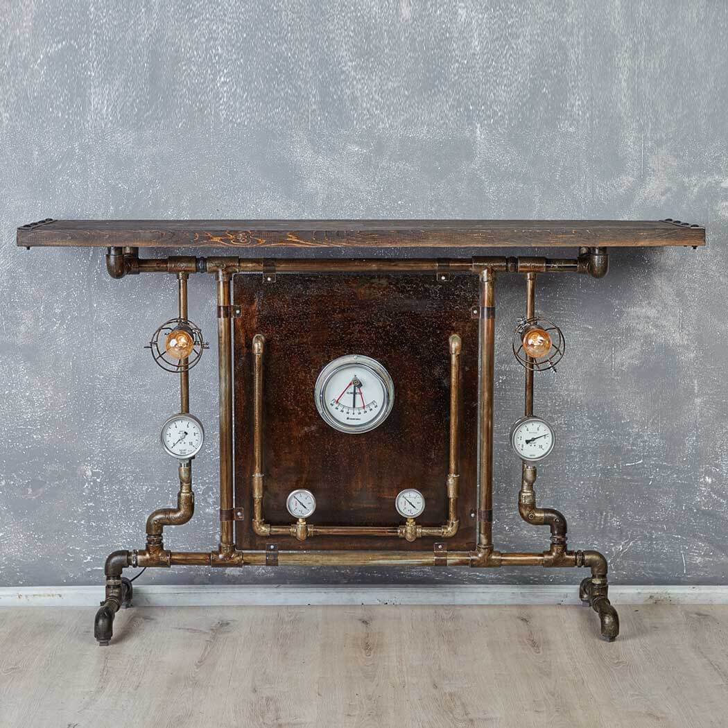 Steampunk Tischlampe