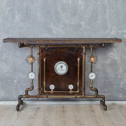 Steampunk Tischlampe