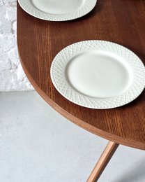 Halve racebaan eettafel voor 4 JUBI