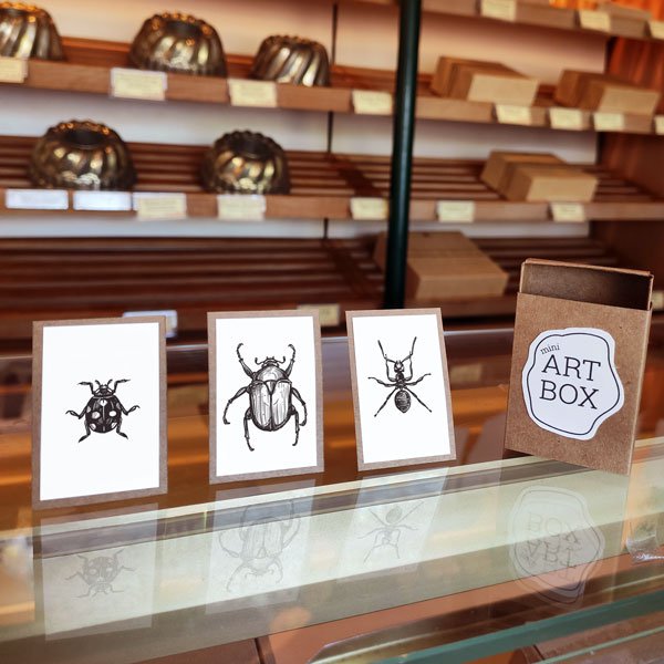 DIY Mini Art - Insekten (4 Stück)