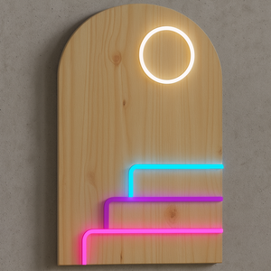 NEON LED BALKON OP DE MAAN