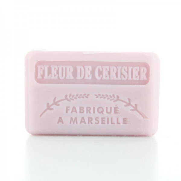 5x Savon de Marseille Kersenbloesem Zeep – Handgemaakt & Verrijkt met Biologische Shea Butter – Luxe Hydraterende Zeep – Parabeenvrij – 4 oz (5 stuks)