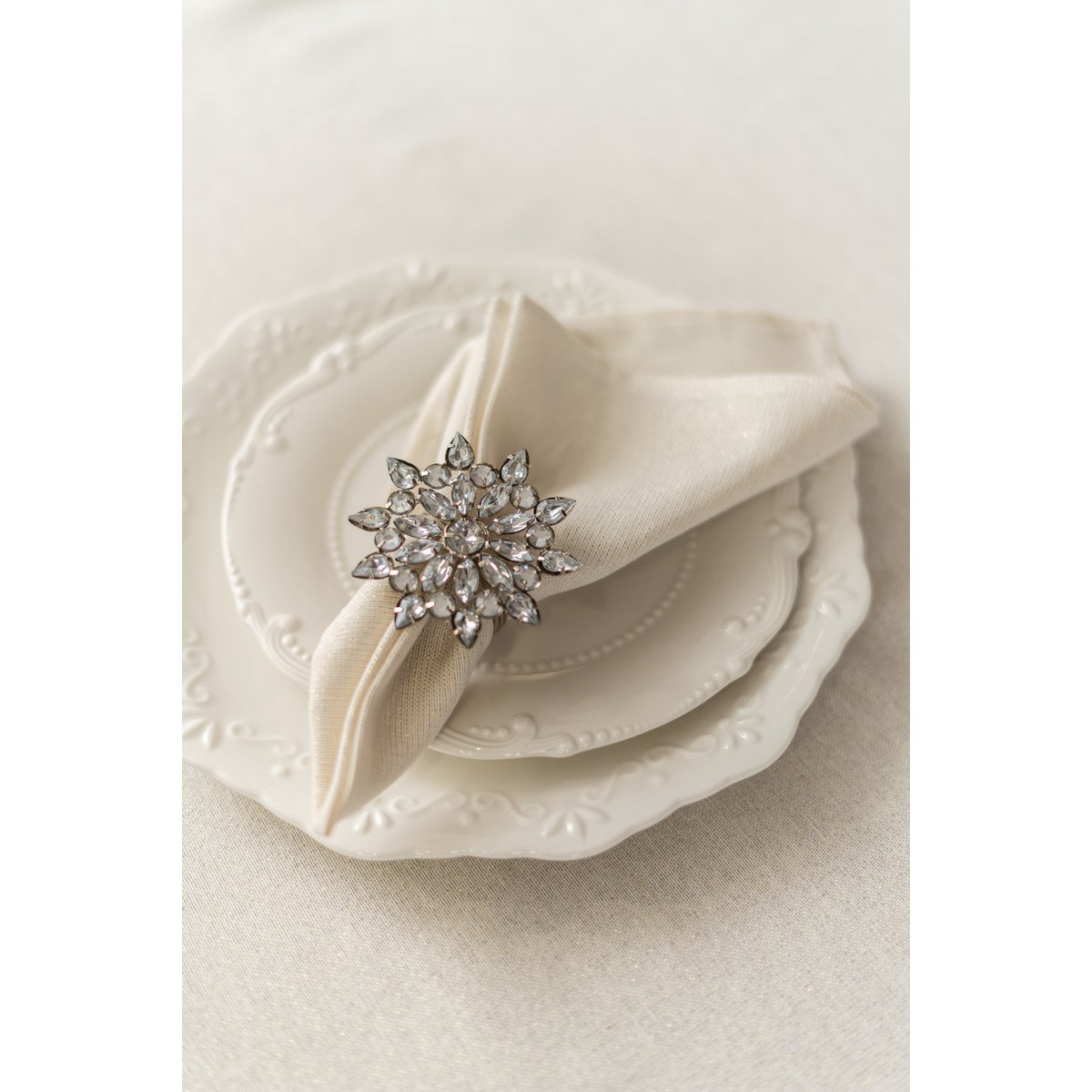 Festive napkin | Liso Crudo Oro