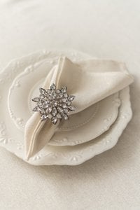 Festive napkin | Liso Crudo Oro