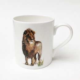 Tazza di animali da safari dell'acquerello
