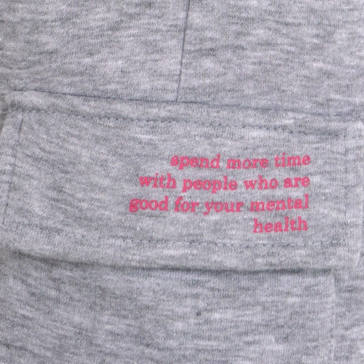 Jogger "MENTAL HEALTH" - Weiss