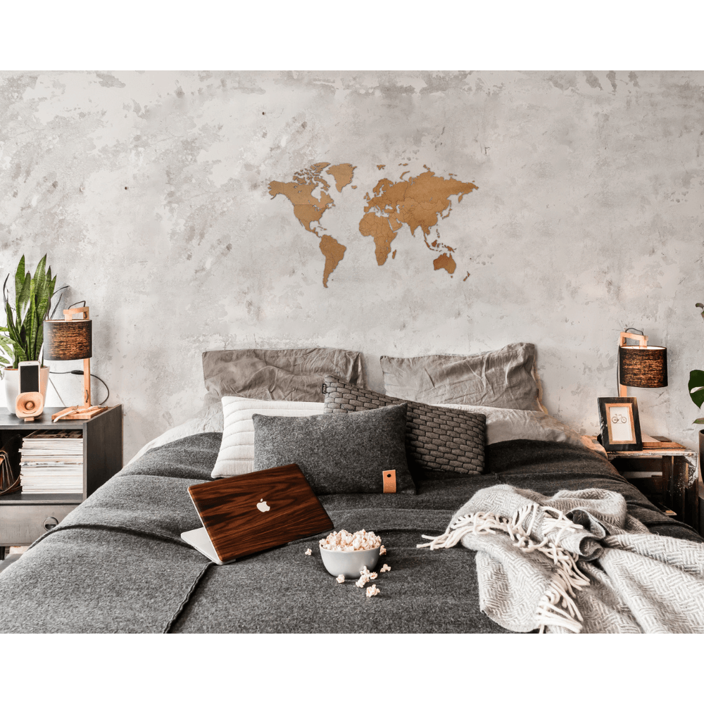 Mappa del mondo in legno - Fai da te - HDF