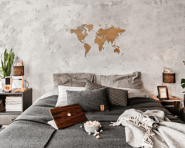 Mappa del mondo in legno - Fai da te - HDF