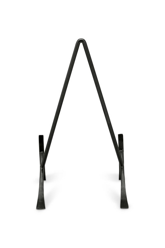 Set/2 Plate Stand Small Black 11x20cm