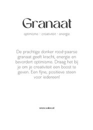 Granat ædelsten armbånd