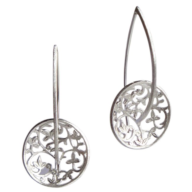Pendientes E 994, plata