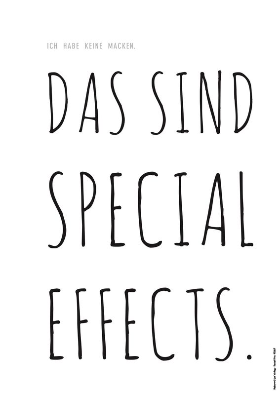 Poster "Speciale effecten"