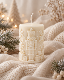 Winter Nutcracker Candle | rapeseed wax