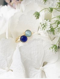 Ring Petite Bulle - Majorelle blau