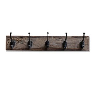 Kleiderhaken Teak 5er