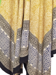 Überwurf Bagru Cotton Small - Otra Cosa - Schwarz/Navy/Ecru/Gold - 7