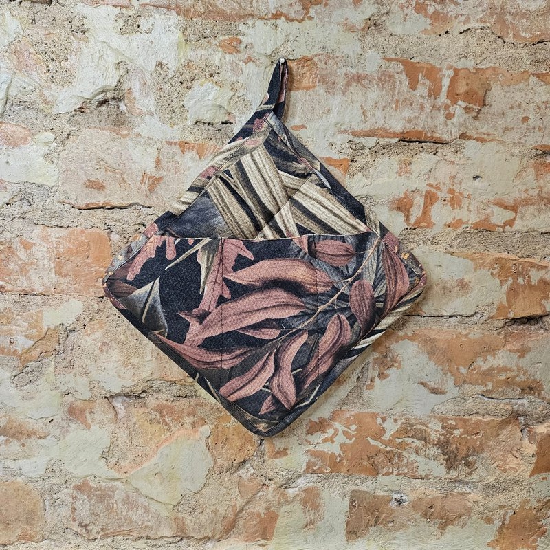 Presina artigianale con tasca | Giungla notturna