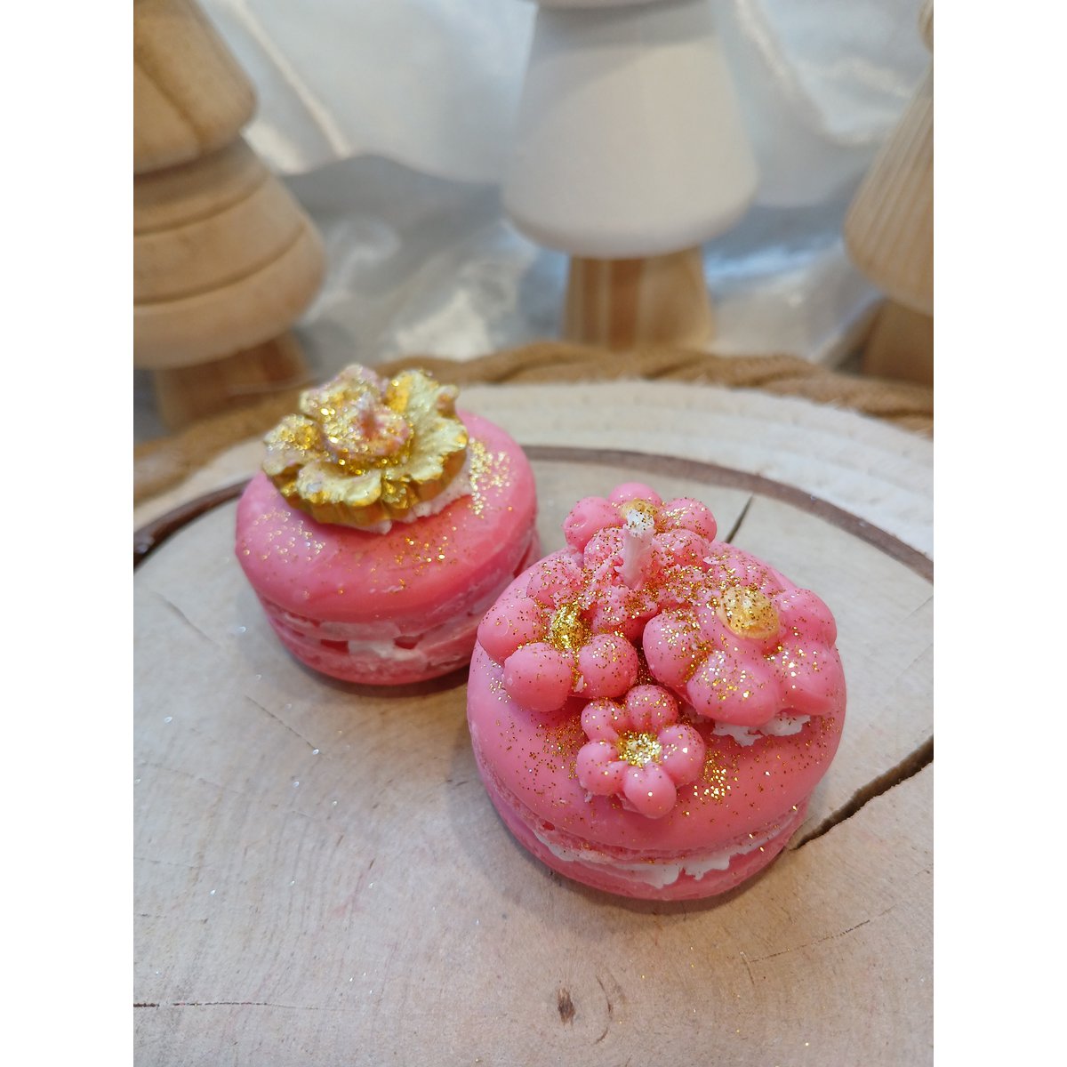 Mini świeczki Macarons