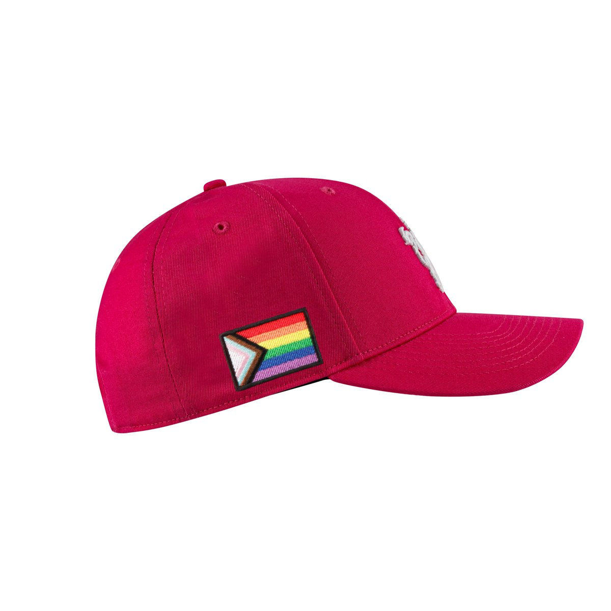 Casquette de baseball O.Leo - Rose - Lion blanc - Drapeau de la fierté - Unisexe
