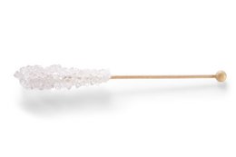 Long, white candy sticks approximately 16.5 cm in length.