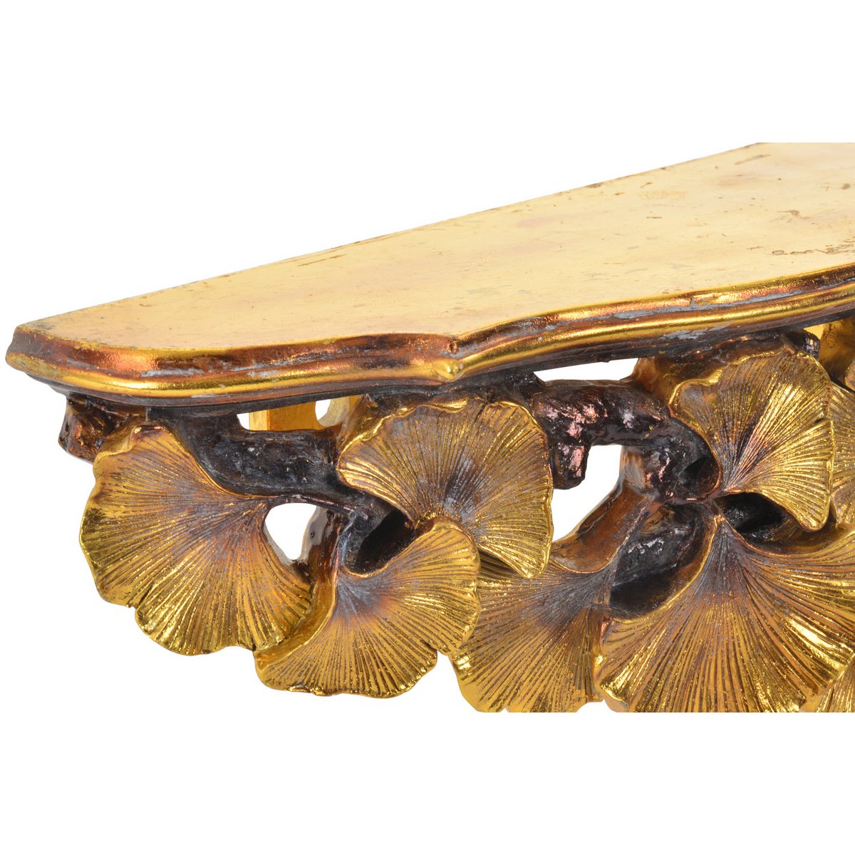 RESIN SHELF 46X11,5X14 SHEETS AGED GOLDEN MB195721