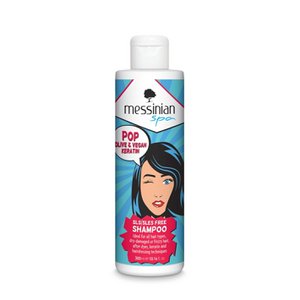 Pop Olive en Vegan Keratine Shampoo Messinian Spa